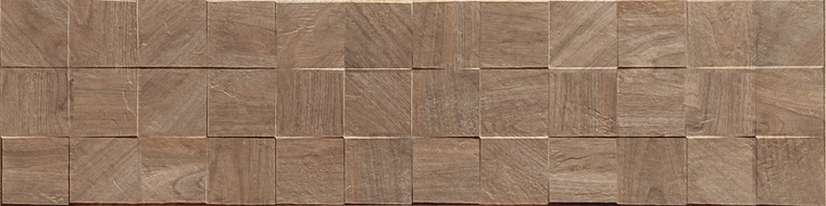 Mexen Riga Lyon Brown gres glazovaný rekt. G1, drevoimitující nástenná dlaždica 120 x 30 cm, matná - TL713-120-030-51