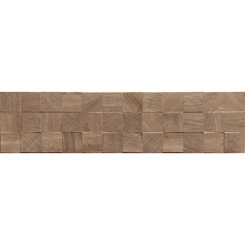 Mexen Riga Lyon Brown gres glazovaný rektofikovaný. G1, drevopodobná dlažba a obklad 120 x 30 cm, mat - TL713-120-030-51