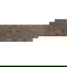 Mexen Riga Lyon Choco gres glazúrovaný rekt. G1, drevopodobná nástenná dlaždica 120 x 30 cm, matná - TL713-120-030-52