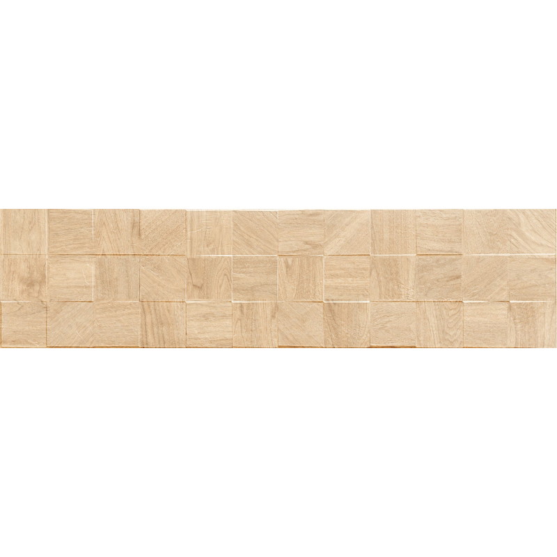 Mexen Riga Lyon Crema gres glazovaný rekt. G1, drevopodobná stenová dlaždica 120 x 30 cm, mat - TL713-120-030-53