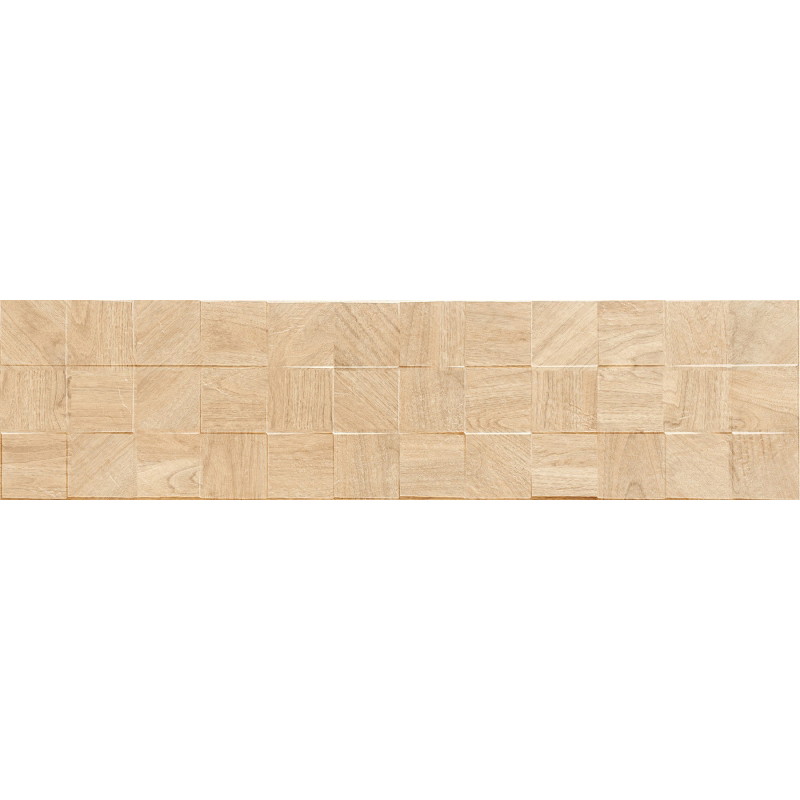 Mexen Riga Lyon Crema gres glazovaný rekt. G1, drevopodobná stenová dlaždica 120 x 30 cm, mat - TL713-120-030-53