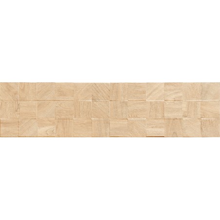 Mexen Riga Lyon Crema gres glazovaný rekt. G1, drevopodobná stenová dlaždica 120 x 30 cm, mat - TL713-120-030-53