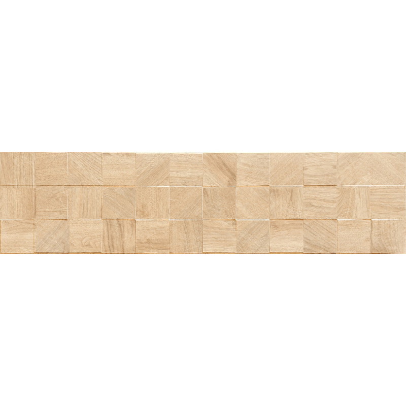 Mexen Riga Lyon Crema gres glazovaný rekt. G1, drevopodobná stenová dlaždica 120 x 30 cm, mat - TL713-120-030-53