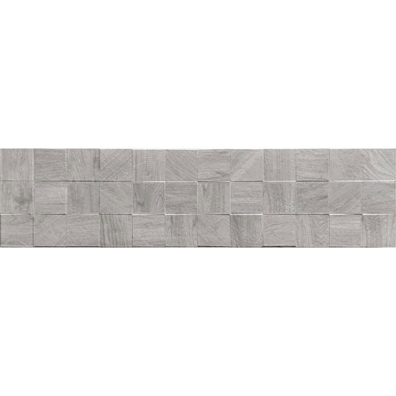 Mexen Riga Lyon Grey gres glazovaný rekt. G1, dlažba drevopodobná podlahovo-stenová 120 x 30 cm, matná - TL713-120-030-54