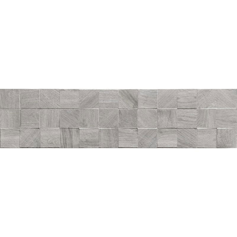 Mexen Riga Lyon Grey gres glazovaný rekt. G1, dlažba drevopodobná podlahovo-stenová 120 x 30 cm, matná - TL713-120-030-54