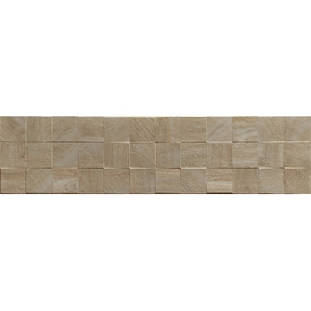 Mexen Riga Lyon Grigio gres glazovaný rekt. G1, drevená nástenná dlaždica 120 x 30 cm, matná - TL713-120-030-55