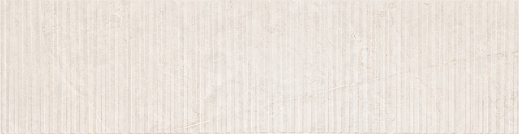 Mexen Flamingo Mayolica Bianco glazovaný gres rekt. G1, stenová dlaždica 120 x 30 cm, carving - TL715-120-030-50
