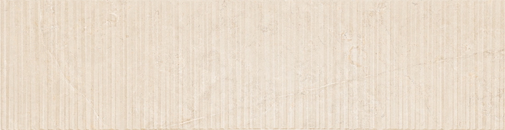 Mexen Flamingo Mayolica Crema, leštený rektifikovaný gres, nástenná dlaždica 120 x 30 cm, carving - TL715-120-030-51