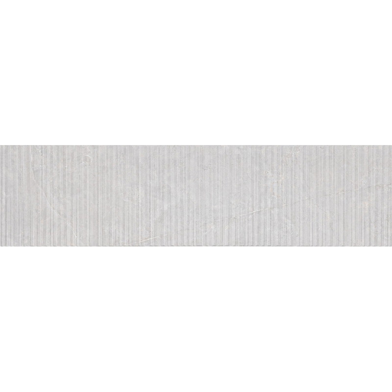 Mexen Flamingo Mayolica Gris gres glazovaný rekt. G1, stenová dlaždica 120 x 30 cm, carving - TL715-120-030-52