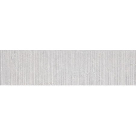 Mexen Flamingo Mayolica Gris gres glazovaný rekt. G1, stenová dlaždica 120 x 30 cm, carving - TL715-120-030-52