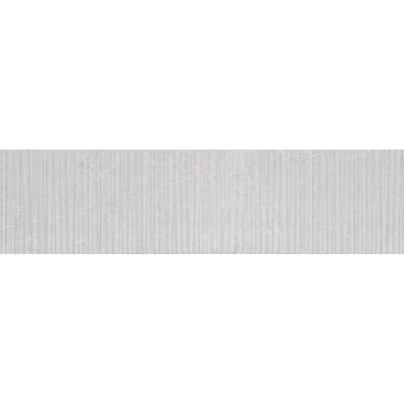 Mexen Flamingo Mayolica Gris gres glazovaný rekt. G1, stenová dlaždica 120 x 30 cm, carving - TL715-120-030-52