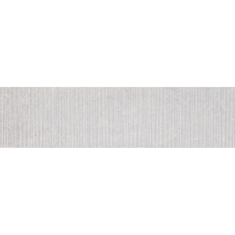 Mexen Flamingo Mayolica Gris glazovaný gres rek. G1, stenová dlažba 120 x 30 cm, carving - TL715-120-030-52