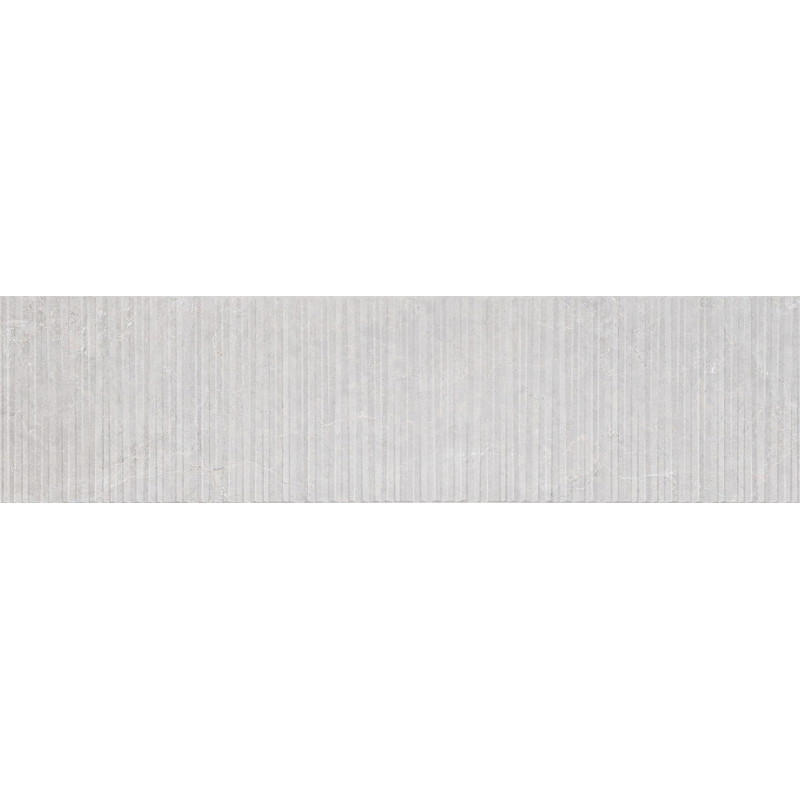 Mexen Flamingo Mayolica Gris gres glazovaný rekt. G1, stenová dlaždica 120 x 30 cm, carving - TL715-120-030-52