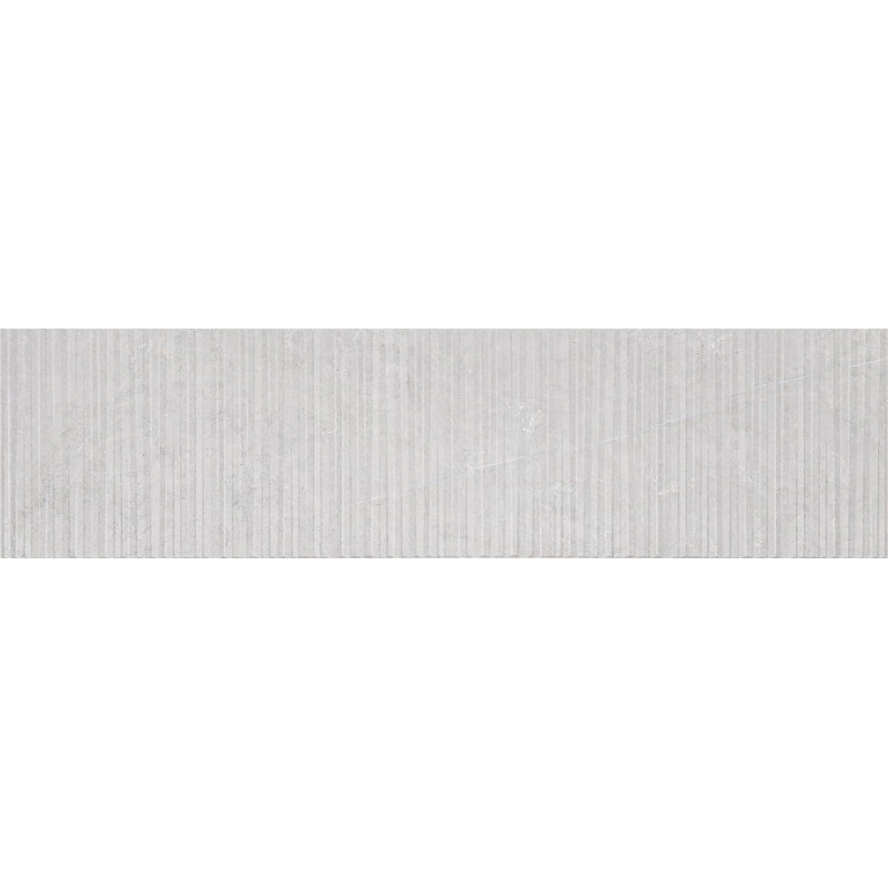 Mexen Flamingo Mayolica Gris gres glazovaný rekt. G1, stenová dlaždica 120 x 30 cm, carving - TL715-120-030-52