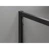 Mexen Exo-R 3S sprchová kabína 3-stranná otváracia 160 x 85 cm, transparentná, čierna - 819-160-085-70-00-3S