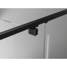 Mexen Exo-R 3S sprchový kút 3-stenový, otvárací 120 x 90 cm, transparentný, čierny - 819-120-090-70-00-3S