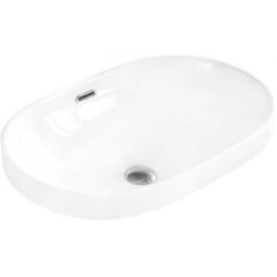 Mexen Viki umývadlo zapustené do dosky 61 x 40 cm, biele - 25356100