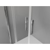 Mexen Exo-S Duo 3S 3-stenná zasúvacia sprchová kabína 150 x 75 cm, priehľadná, chrómová - 8152-150-075-01-00-3S