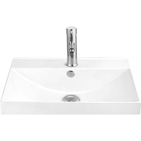 Mexen Mila umývadlo zapustené do dosky 60 x 46 cm, biele - 25296000