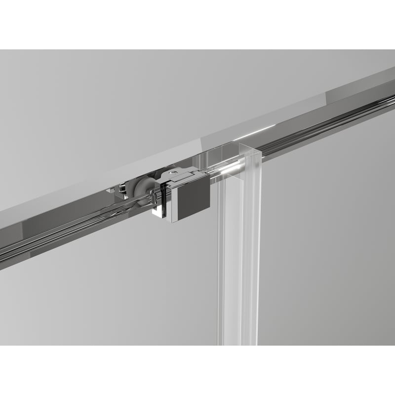 Mexen Exo-3S sprchový kút 3-stenový posuvný 130 x 85 cm, transparentný, chróm - 8152-130-085-01-00-3S