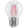 Mexen Vintis Žiarovka filament LED E27, G45, 4W, 55 lm, červená - L156-E27-04XX-45