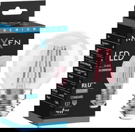 Mexen Vintis LED filamentová žiarovka E27, G45, 4W, 55 lm, červená - L156-E27-04XX-45