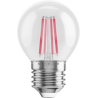 Mexen Vintis 10x žiarovka filament LED E27, G45, 4W, 55 lm, červená - L156-E27-04XX-45x10