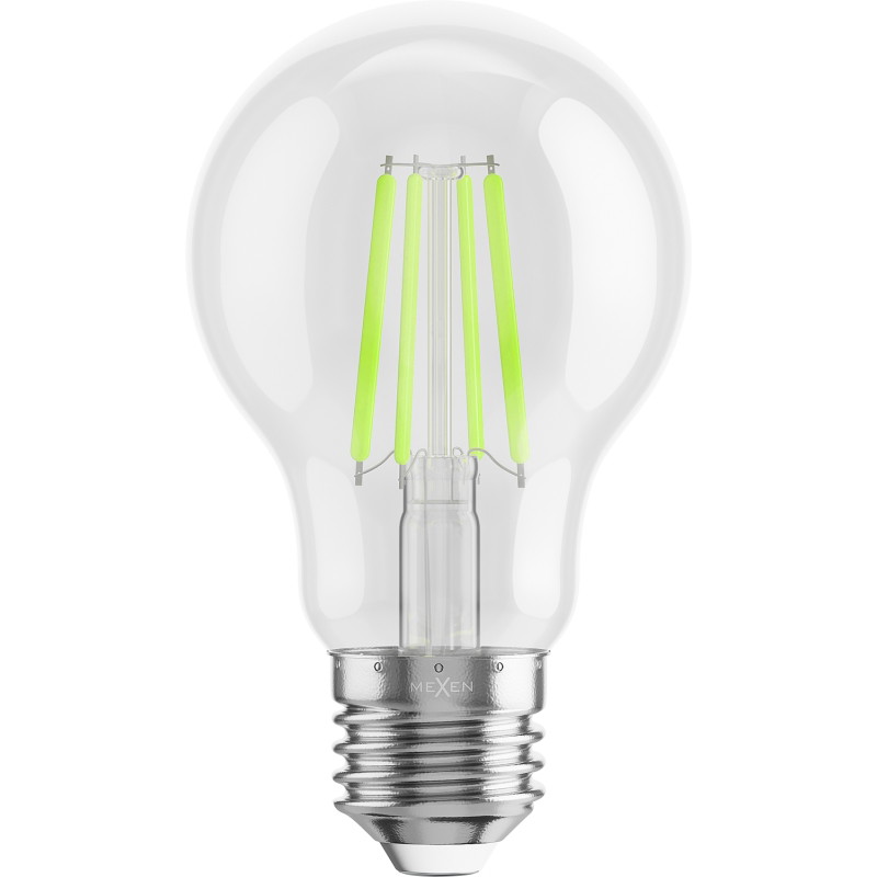 Mexen Vintis 10x žiarovka filament LED E27, A60, 4W, 55 lm, zelená - L150-E27-04XX-46x10