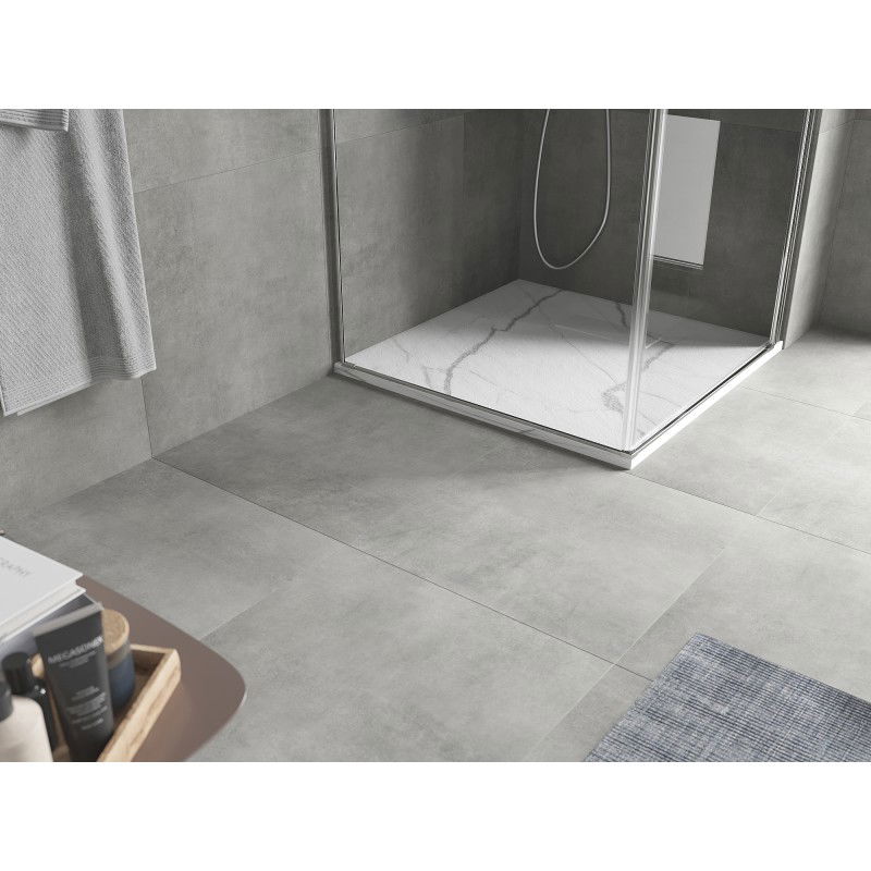 Mexen Hugo štvorecový sprchový kút SMC 70 x 70 cm, biely kameň - 42157070