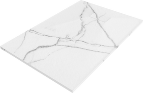 Mexen Hugo obdĺžnikový sprchový kút SMC 90 x 80 cm, biely kameň - 42158090