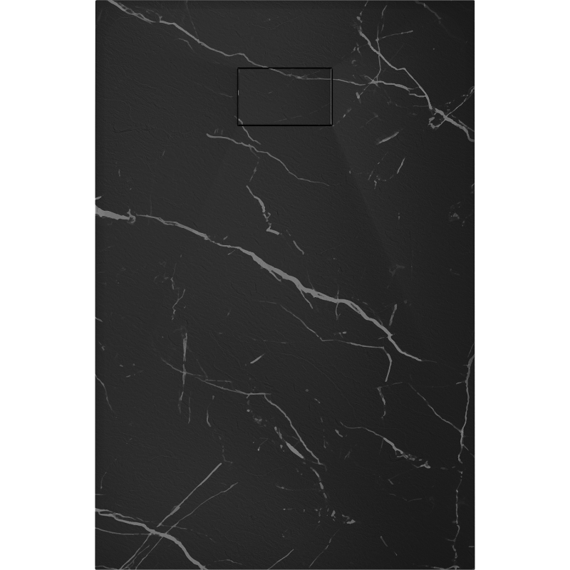 Mexen Hugo Obdĺžniková sprchová vanička SMC 110 x 70 cm, čierny kameň - 42757011