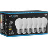 Mexen Nova 6x LED žiarovka E27, G45, 4W, Teplá - 3000K, 420 lm - L101-E27-0430-01x06