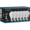 Mexen Nova 6x LED žiarovka E27, G45, 6W, Neutrálny - 4000K, 630 lm - L101-E27-0640-01x06