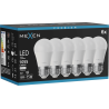 Mexen Nova 6x LED žiarovka E27, G45, 10W, Neutrálna - 4000K, 1055 lm - L101-E27-1040-01x06
