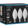 Mexen Nova 3x Žiarovka LED E14, C37, 5W, Neutrálna - 4000K, 525 lm - L102-E14-0540-01x03