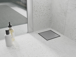 Mexen Flat-Q M13 Podlahový Vpusť Štvorcový 15 x 15 cm, inox - 1010015