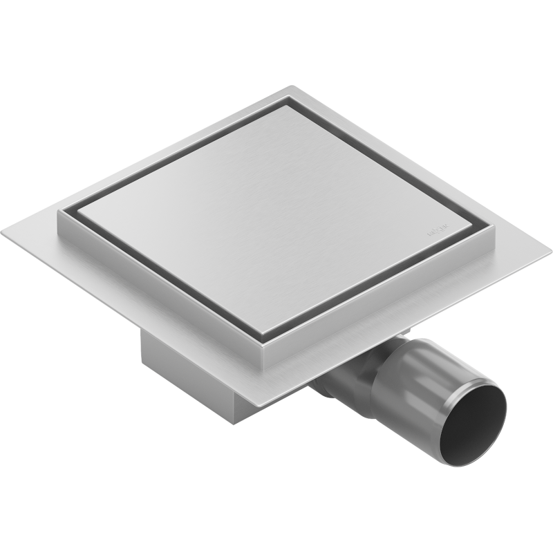 Mexen Flat-Q M13 podlahový vpust štvorcový 25 x 25 cm, inox - 1010025