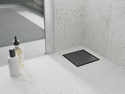 Mexen Flat-Q M13 podlahový vpust štvorcový 15 x 15 cm, gun gray brúsený - 1E10015