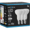 Mexen Nova 3x LED žiarovka E14, R50, 4,5W, Neutrálna - 4000K, 470 lm - L103-E14-0540-01x03