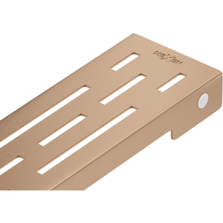 Mexen Flat M01 maskovacia lišta na líniový odtok 70 cm, brúsená meď - 1C20070