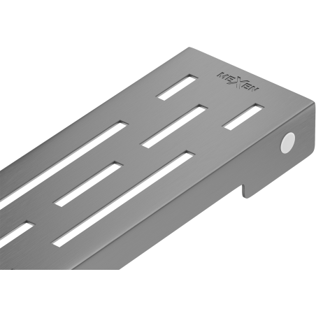 Mexen Flat M01 krytka pre sprchový žľab 100 cm, kartáčovaná gun gray - 1E20100