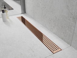 Mexen Flat M08 kryt na lineárny odtok 90 cm, ružové zlato - 1625090