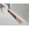 Mexen Flat M08 kryt pre líniový odtok 100 cm, ružové zlato - 1625100