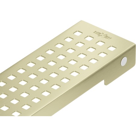 Mexen Flat M08 maska na odtokovú lištu 80 cm, zlatá brúsená - 1A25080