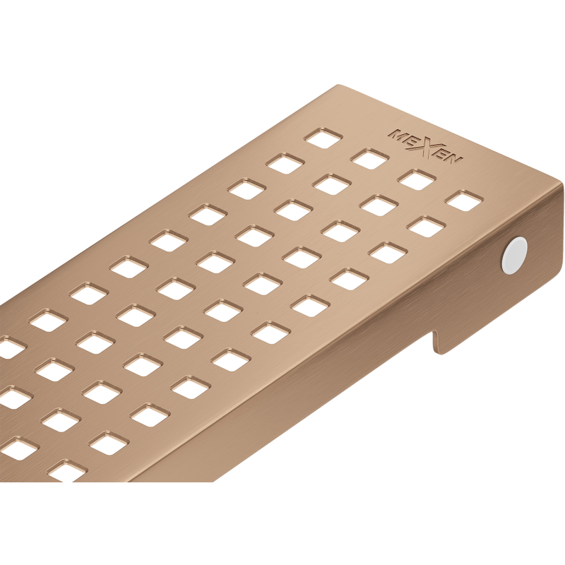 Mexen Flat M08 kryt pre líniový odtok 90 cm, brúsená meď - 1C25090
