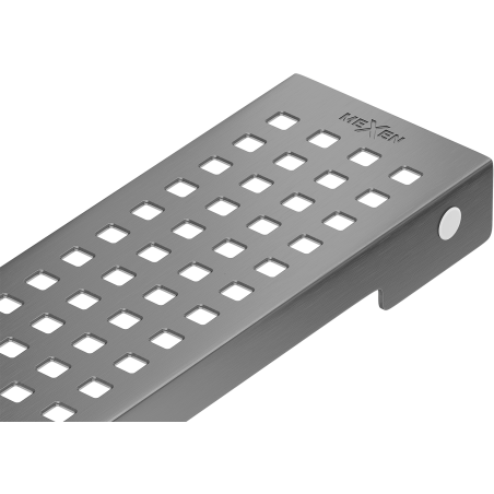 Mexen Flat M08 kryt pre odtokový žľab 80 cm, gun gray brúsený - 1E25080