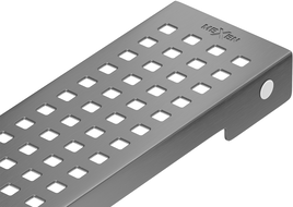 Mexen Flat M08 maskovacia mriežka pre lineárny odtok 90 cm, kartáčovaná tmavošedá - 1E25090