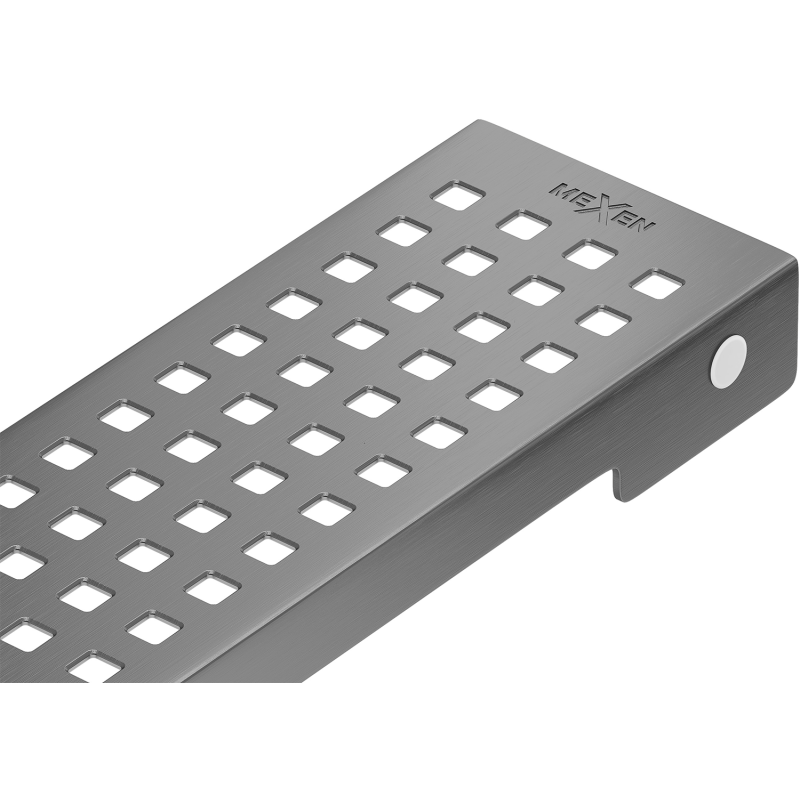 Mexen Flat M08 krytka na lineárny odtok 100 cm, brúsená zbraňovo sivá - 1E25100