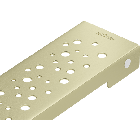 Mexen Flat M12 kryt na líniový odtok 50 cm, zlatý kartáčovaný - 1A21050