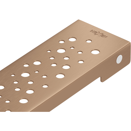 Mexen Flat M12 kryt odtokového žľabu 60 cm, kartáčovaná meď - 1C21060